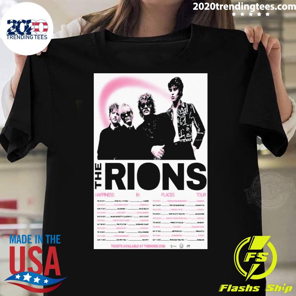 Nice The Rions Happiness In Places Tour 2024 Poster T-shirt