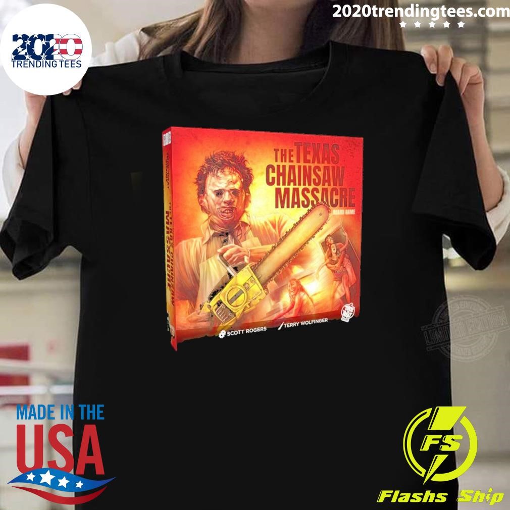 Nice The Texas Chainsaw Massacre Board Game T-shirt