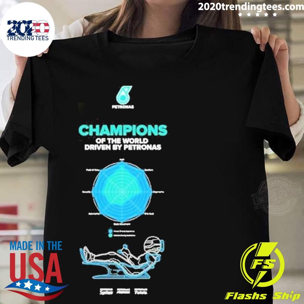 Official 2024 Champions Of The World Driven By Petronas T-shirt