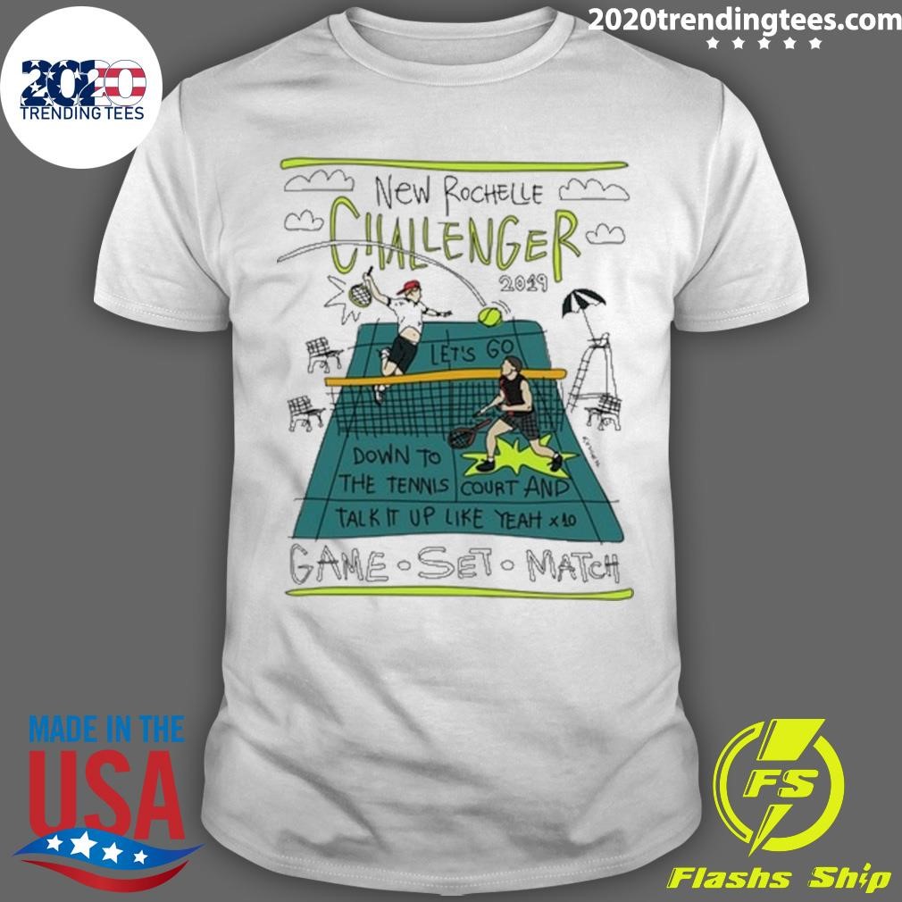 Official Challengers X Lorde Mashup New Rochelle Challenger Game Set Match T-shirt