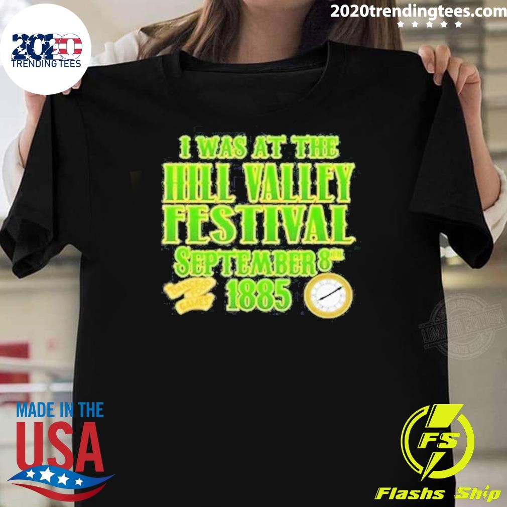 Official Dance Food Games I Was At The Hill Valley Festival September 8th 1885 T-shirt