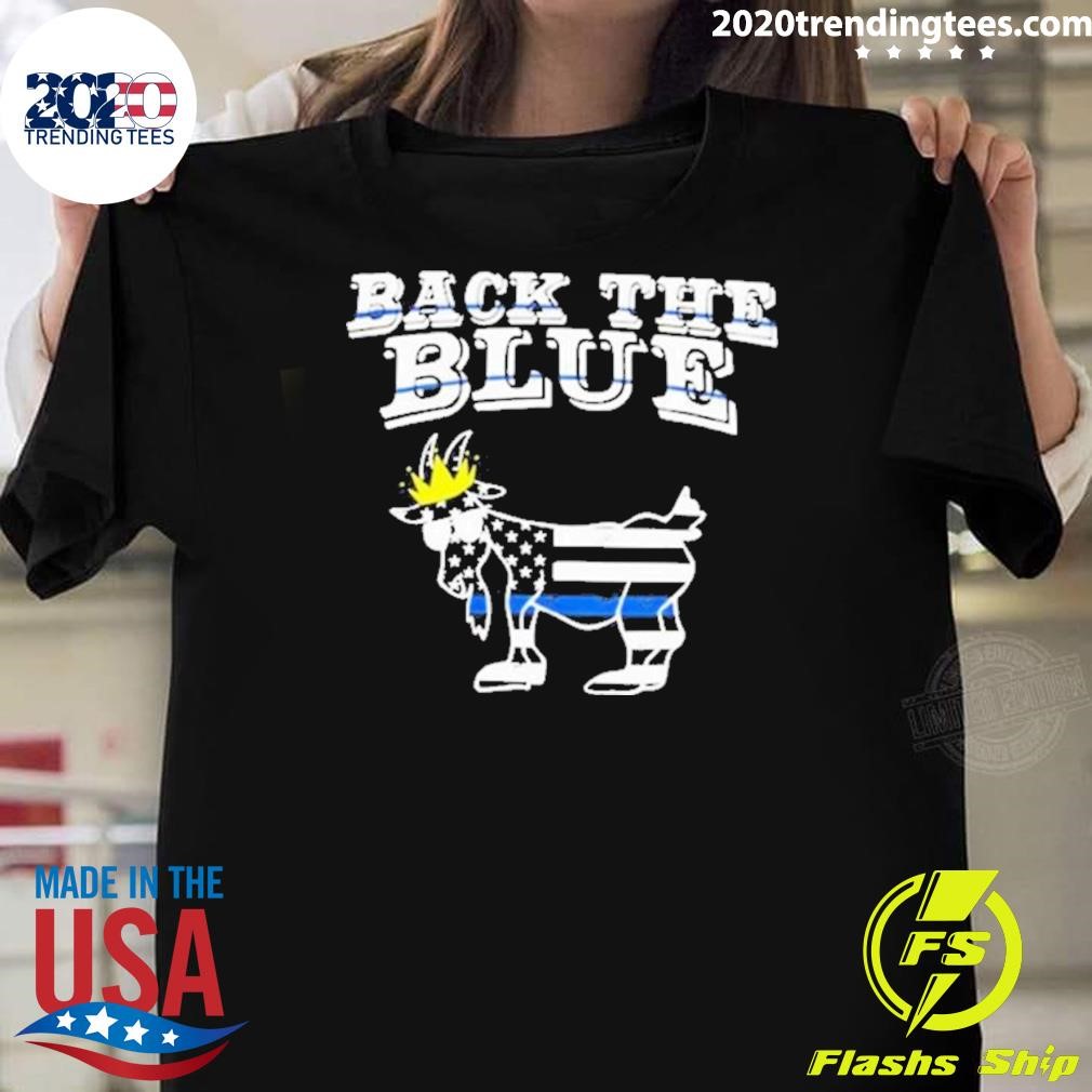 Official Goat Us Blue Line T-shirt