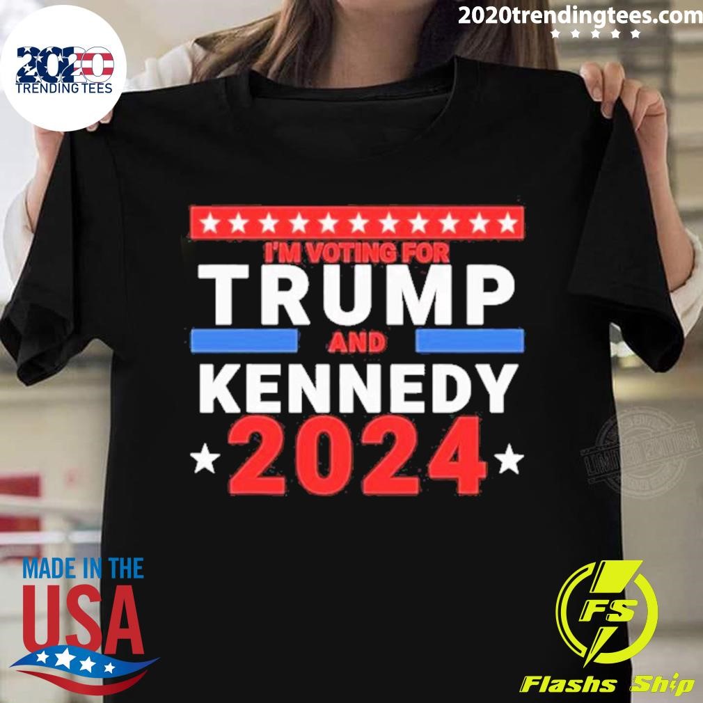 Official I’m Voting For Trump And Kennedy 2024 T-shirt