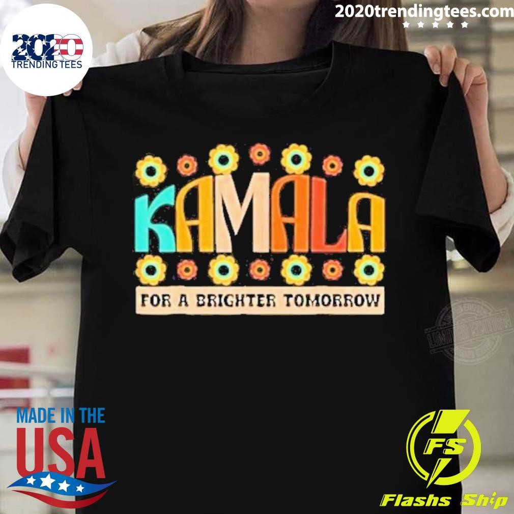 Official Kamala Harris Walz 2024 For A Brighter Tomorrow T-shirt