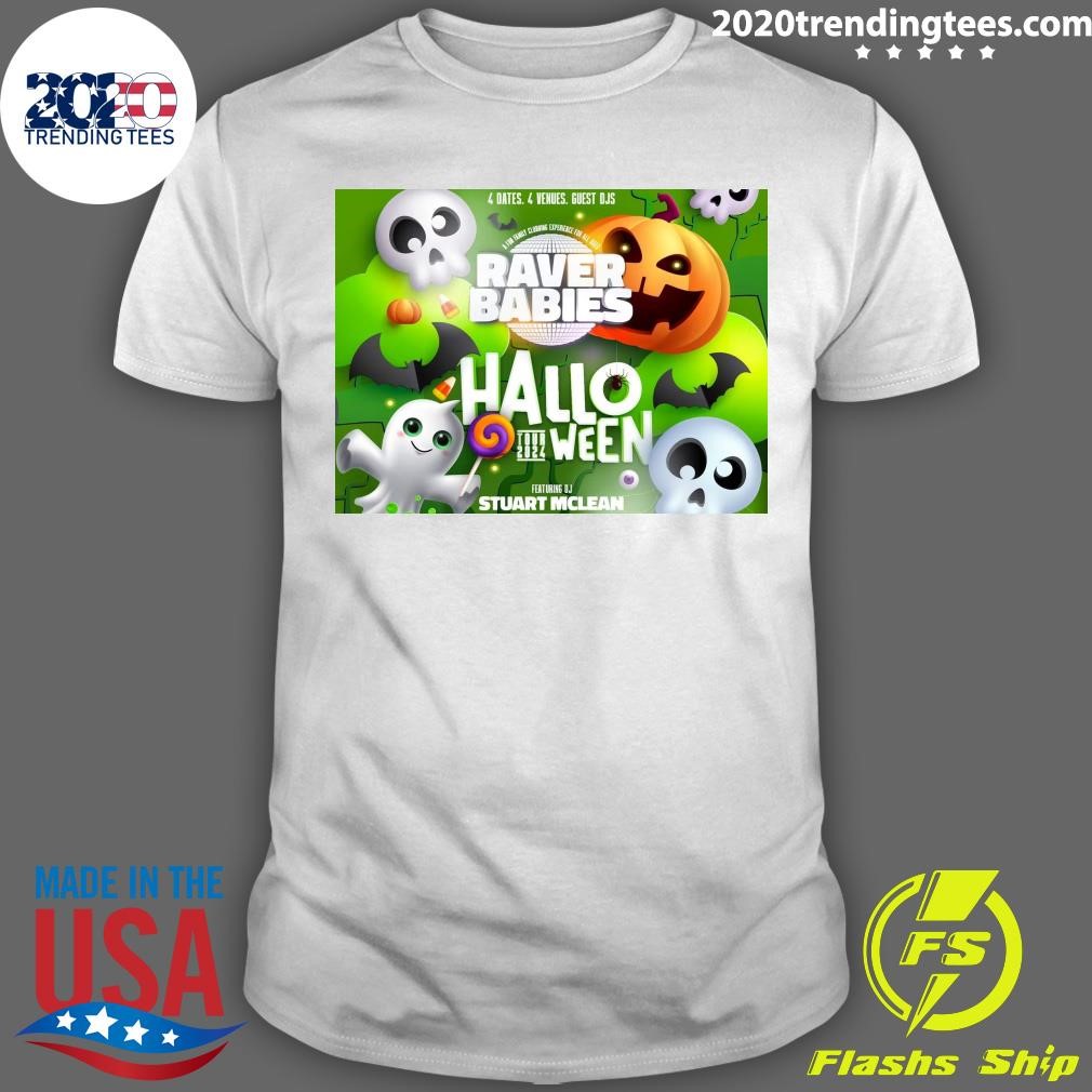 Official Raver Babies All Age Family Rave Halloween Spooktacular T-shirt