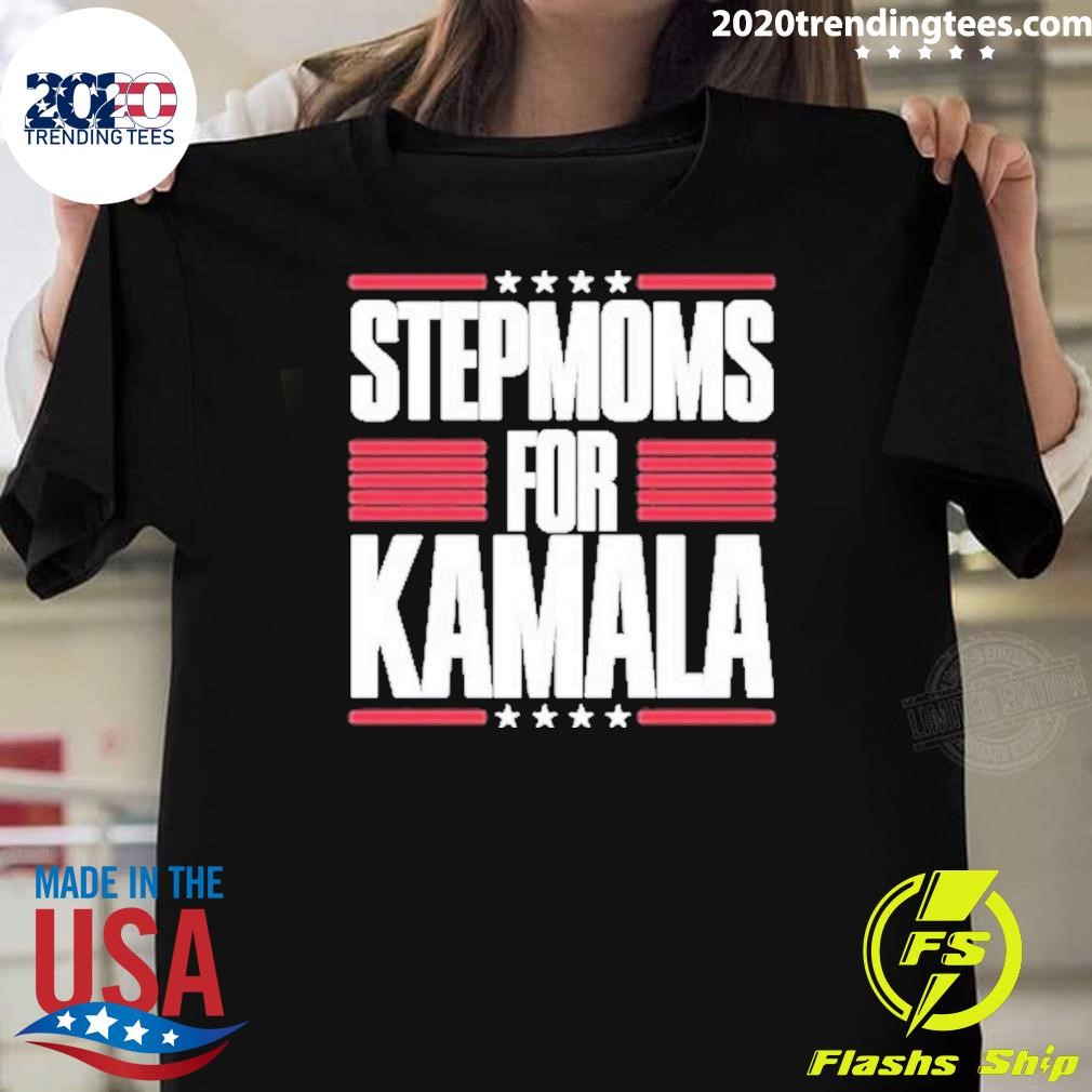 Official Stepmoms For Harris Walz 2024 T-shirt