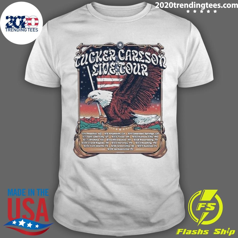 Official Tucker Carlson Live Tour T-shirt