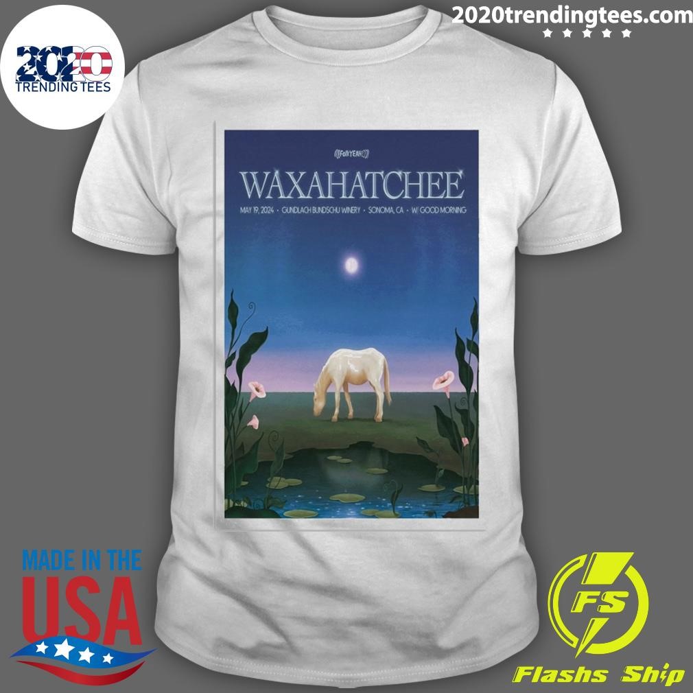 Original 2024 Waxahatchee Sonoma, CA Poster T-shirt