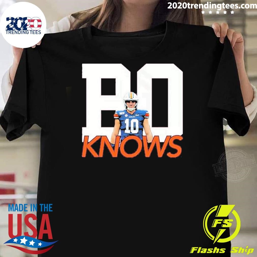 Original Bo Nix College Football Bo Knows T-shirt