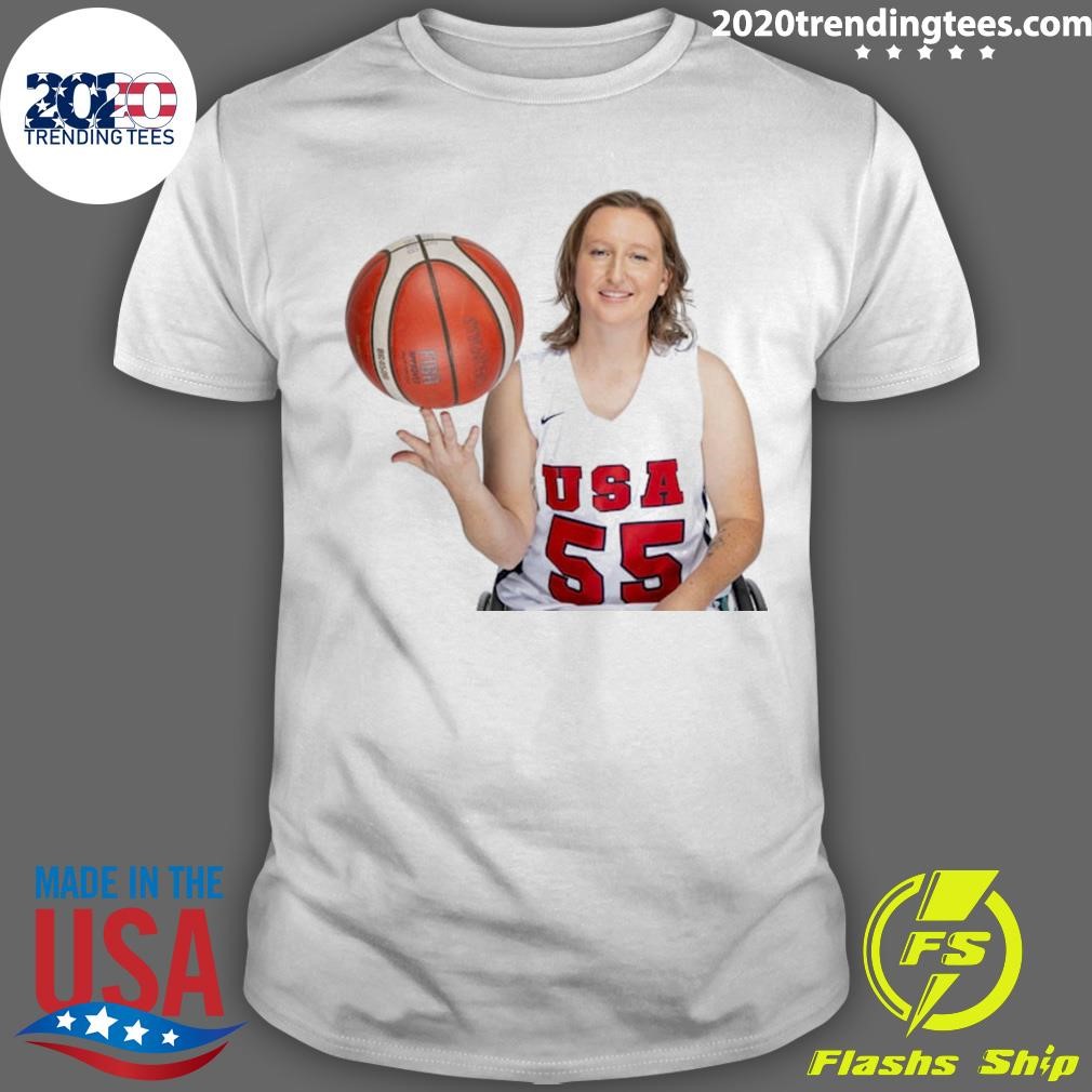 Original Paris 2024 Paralympics U.S. Women Get Huge Win In Wheelchair Basketball T-shirt