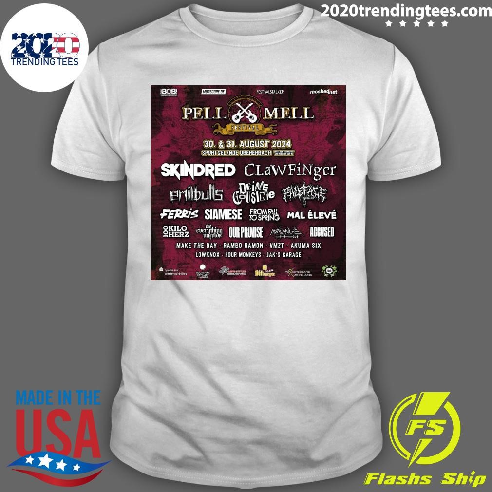 Original Pell-Mell Festival Friday 30 August Saturday 31 August 2024 T-shirt