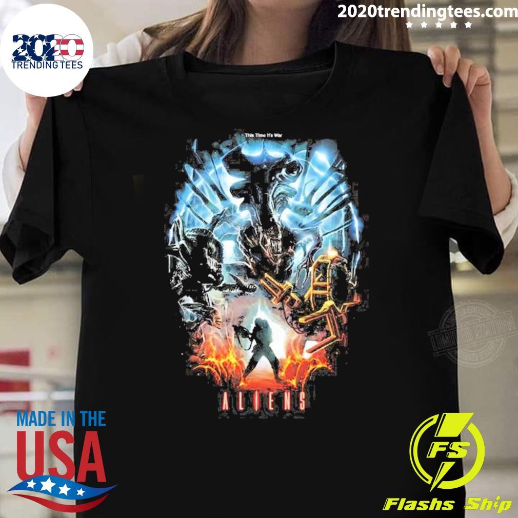 Premium Aliens This Time It’s War T-shirt