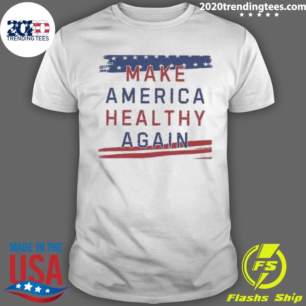 Premium American Flag Make American Healthy Again T-shirt