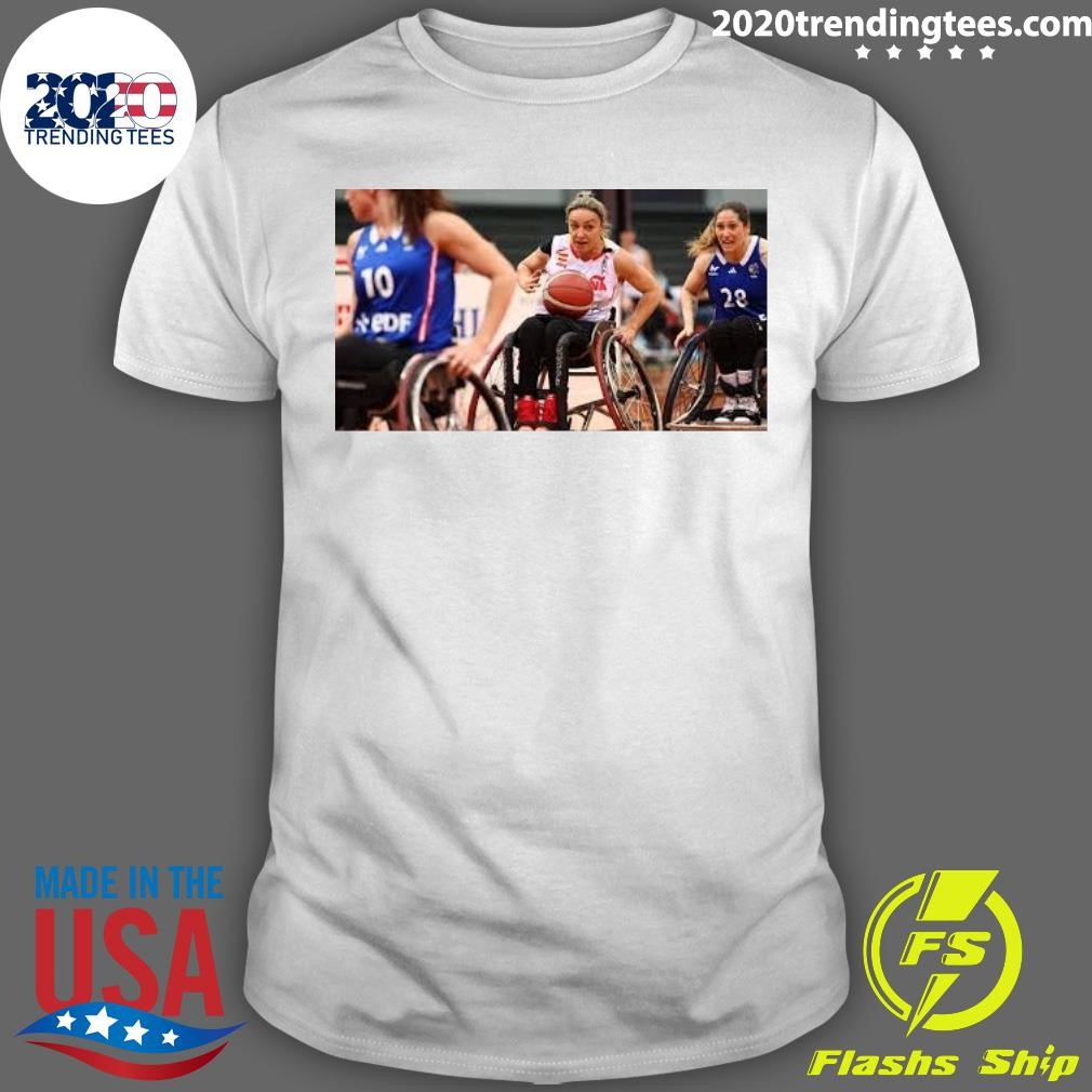 Premium Baloncesto En Silla De Ruedas Paralímpicos T-shirt