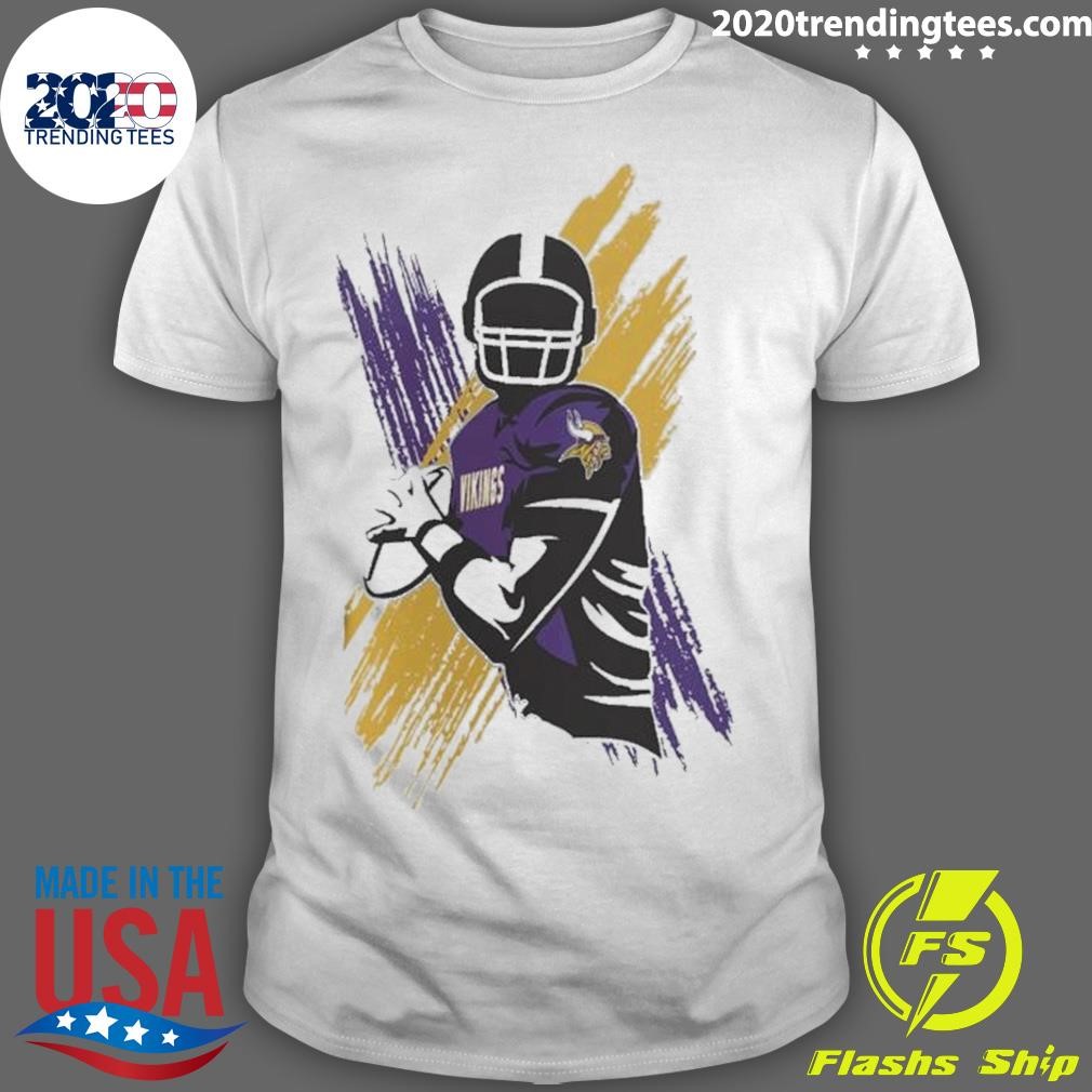 Premium Minnesota Vikings Starter Player X Logo Graphic T-shirt