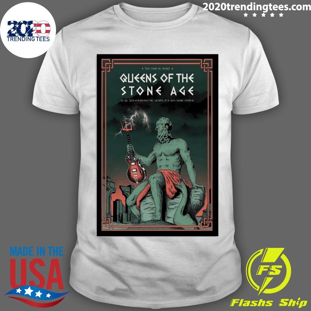 Premium Poster 2024 Queens of the Stone Age Bassano del Grappa, Italy T-shirt