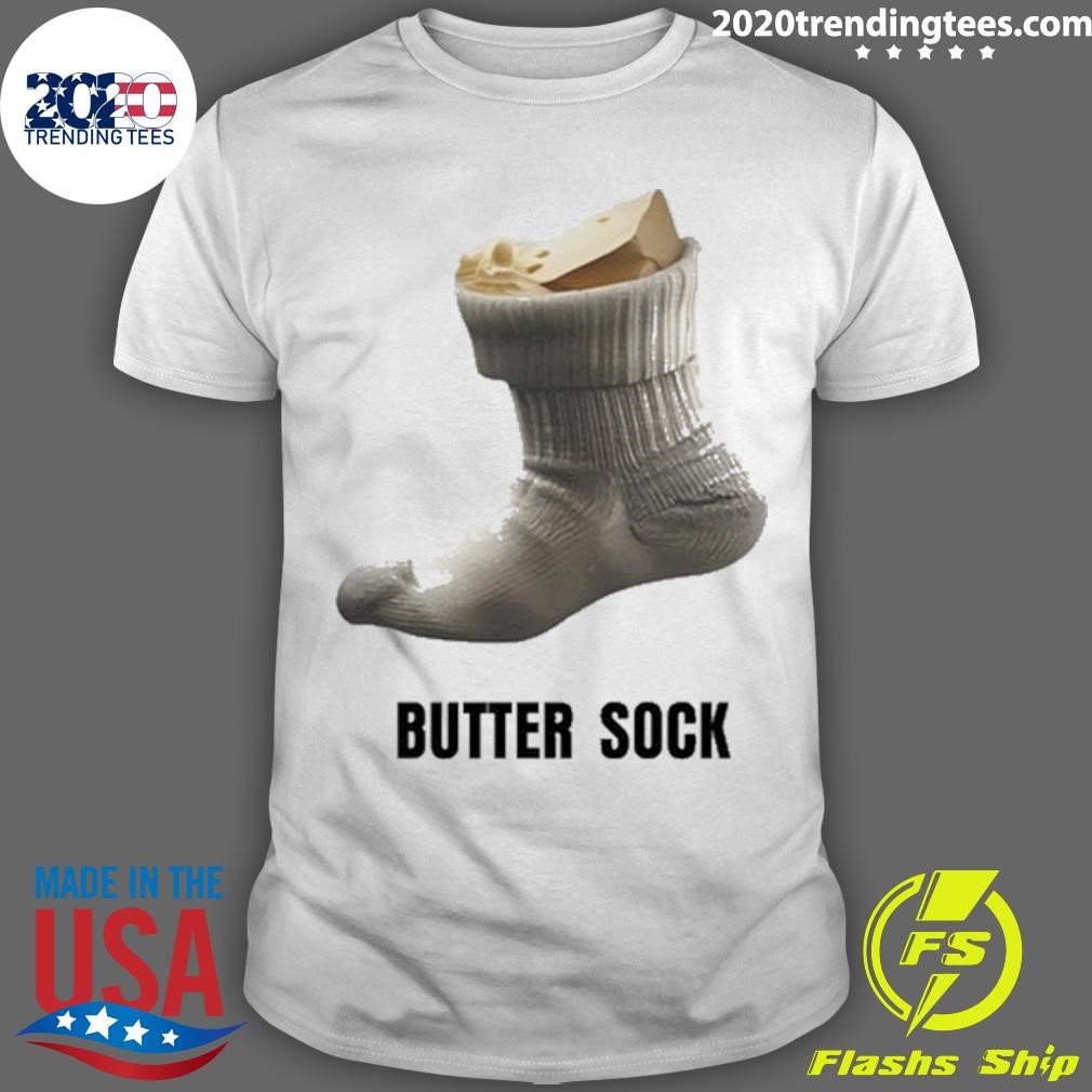 Premium Sillytee Butter Sock T-shirt