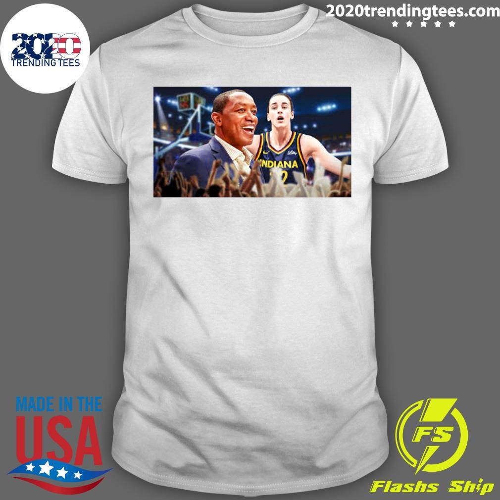 Top Isiah Thomas’ blunt description of Fever star Caitlin Clark’s game T-shirt