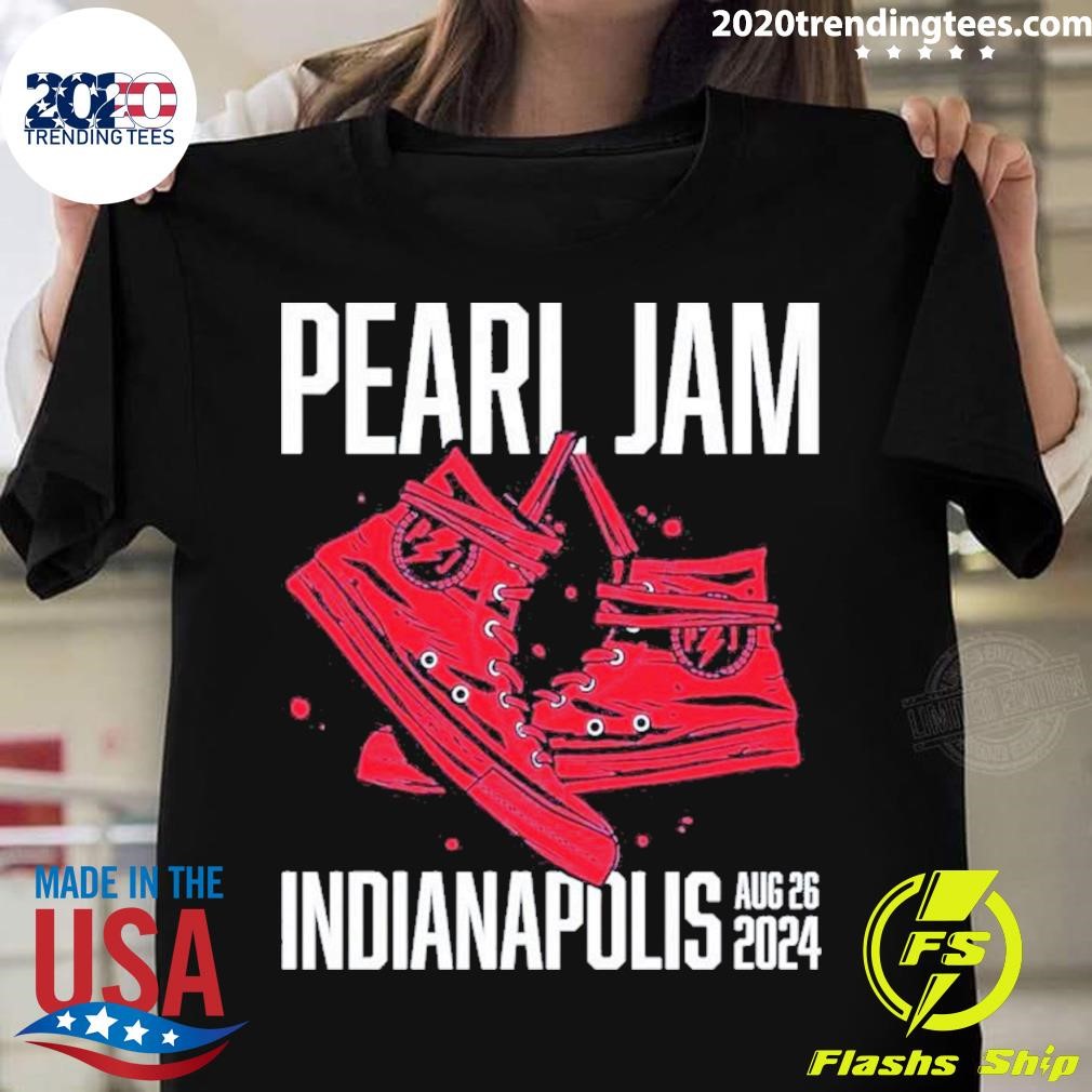 Top Pearl Jam Tour Indianapolis August 26, 2024 Event T-shirt