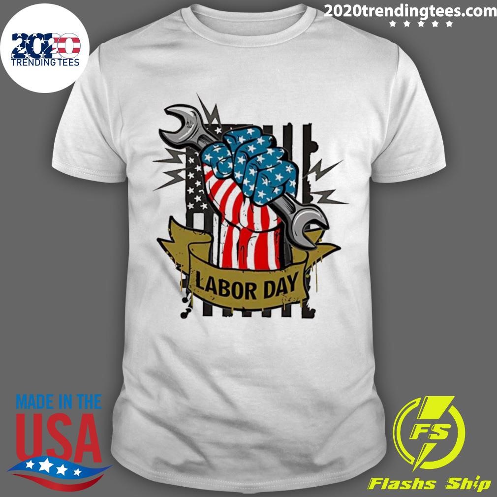 Awesome American Flag Labor Day Special T-shirt