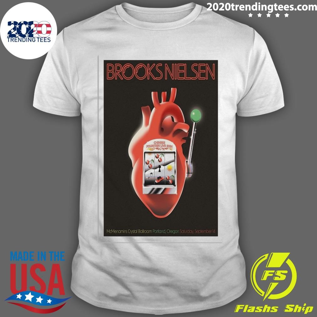 Awesome Brooks Nielsen At McMenamins Crystal Ballroom In Portland, Oregon On Sept 14 2024 T-shirt