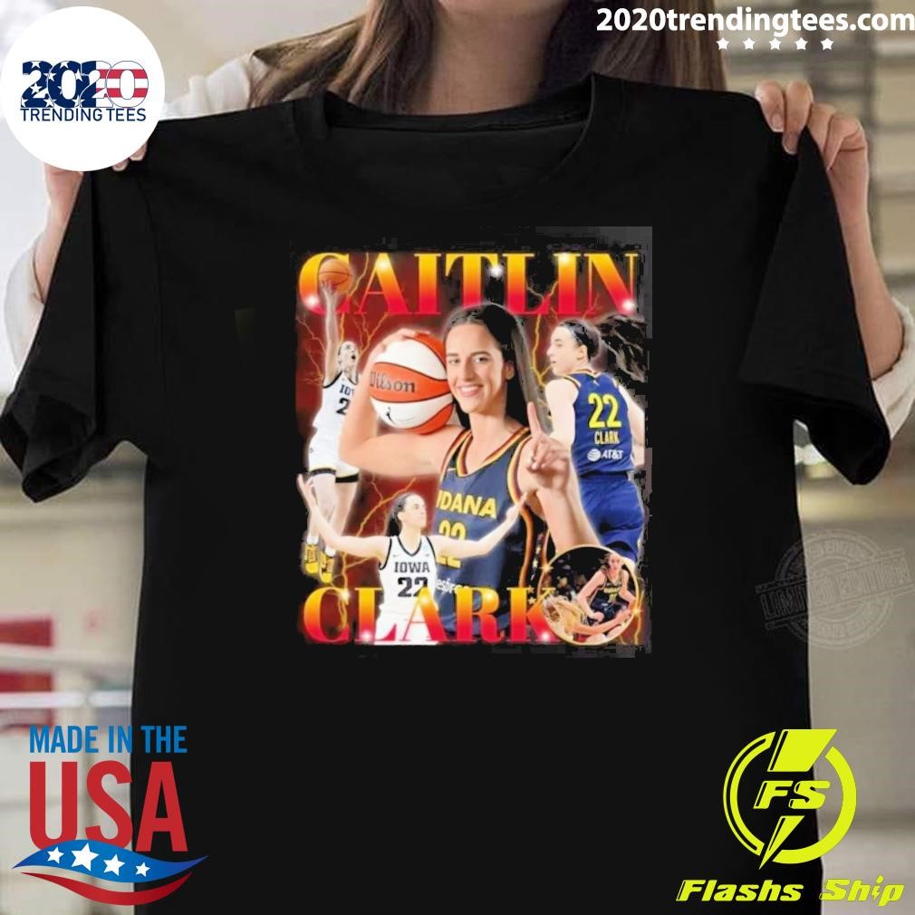 Awesome Caitlin Clark Retro Throwback T-shirt