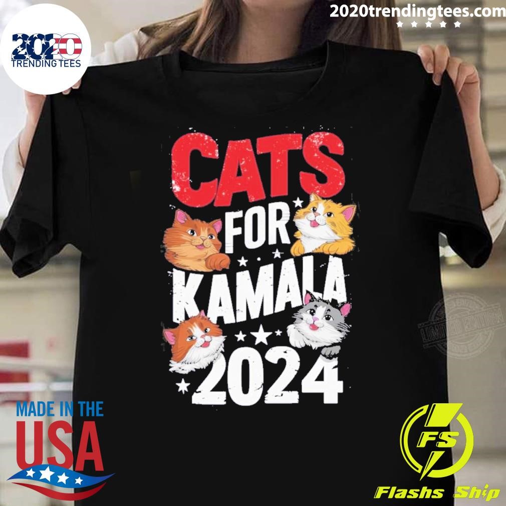 Awesome Cats For Kamala 2024 T-shirt