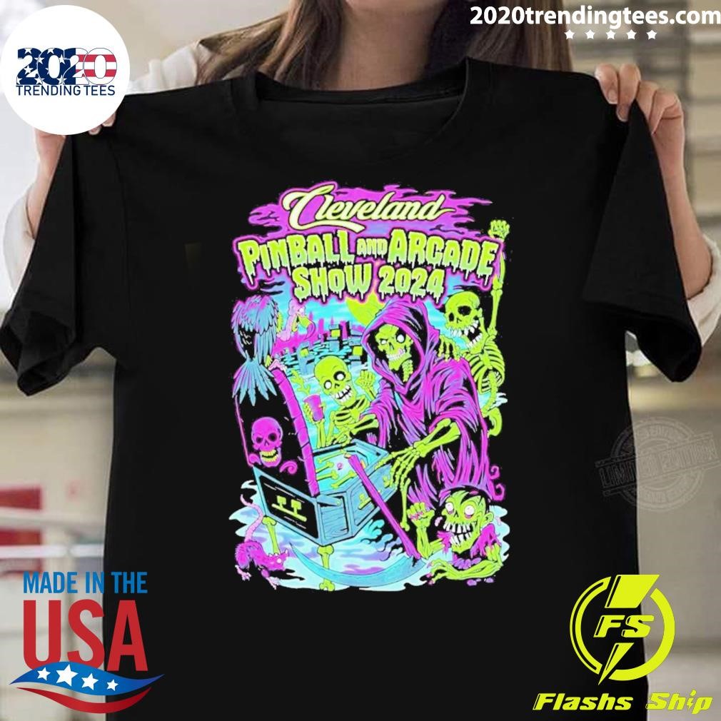 Awesome Cleveland Pinball and Arcade Show Independence, OH Sep 12-15, 2024 T-shirt