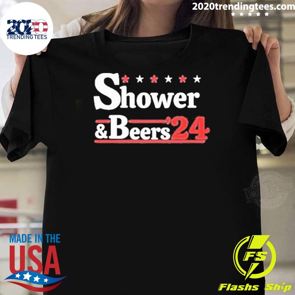 Awesome Emotionalclub Shower And Beers ’24 T-Shirt