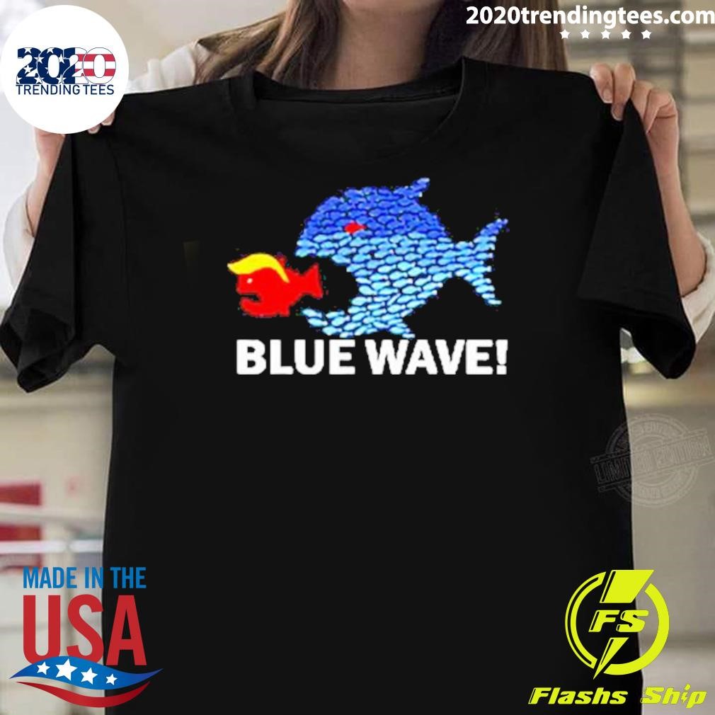 Awesome Fishs Blue Wave 2024 T-shirt