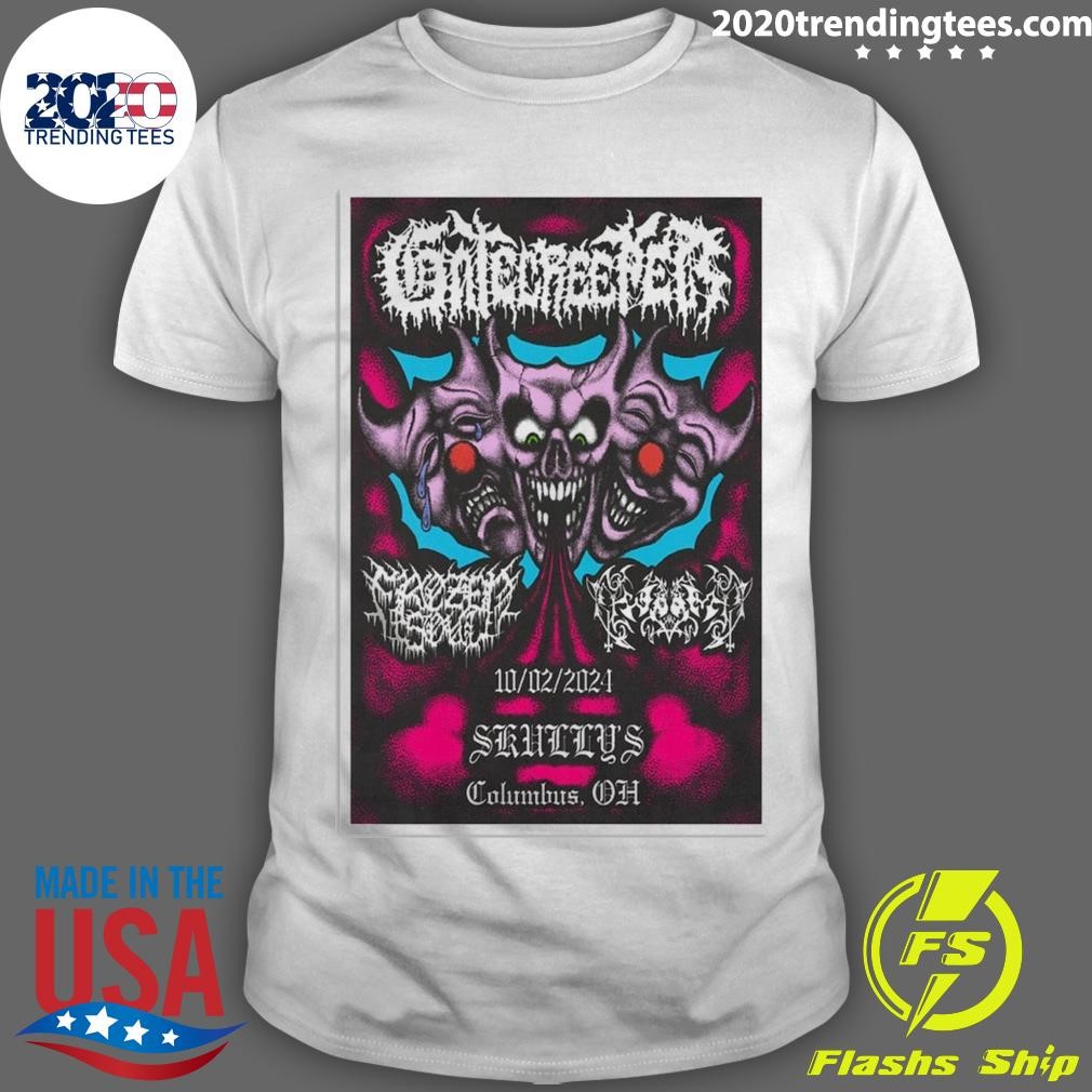 Awesome Gatecreeper Oct 2 2024 Skully's Music Diner In Columbus OH Poster T-shirt