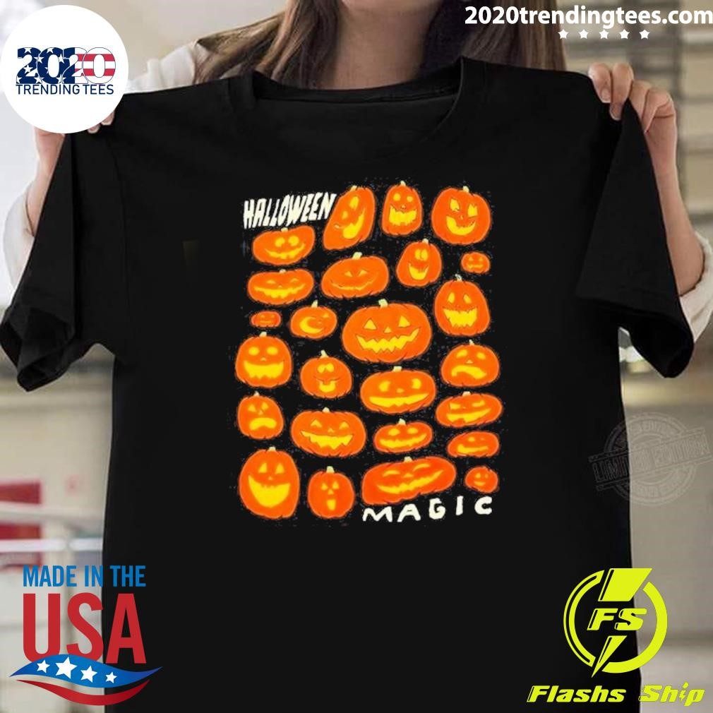 Awesome Halloween Magic Pumpkins Horror T-shirt