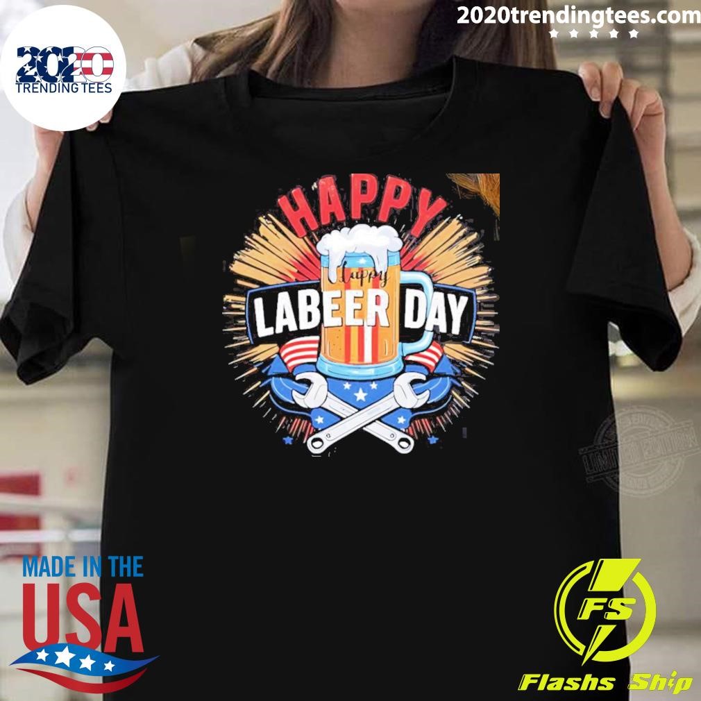 Awesome Happy Labor Day Beer Vintage T-shirt