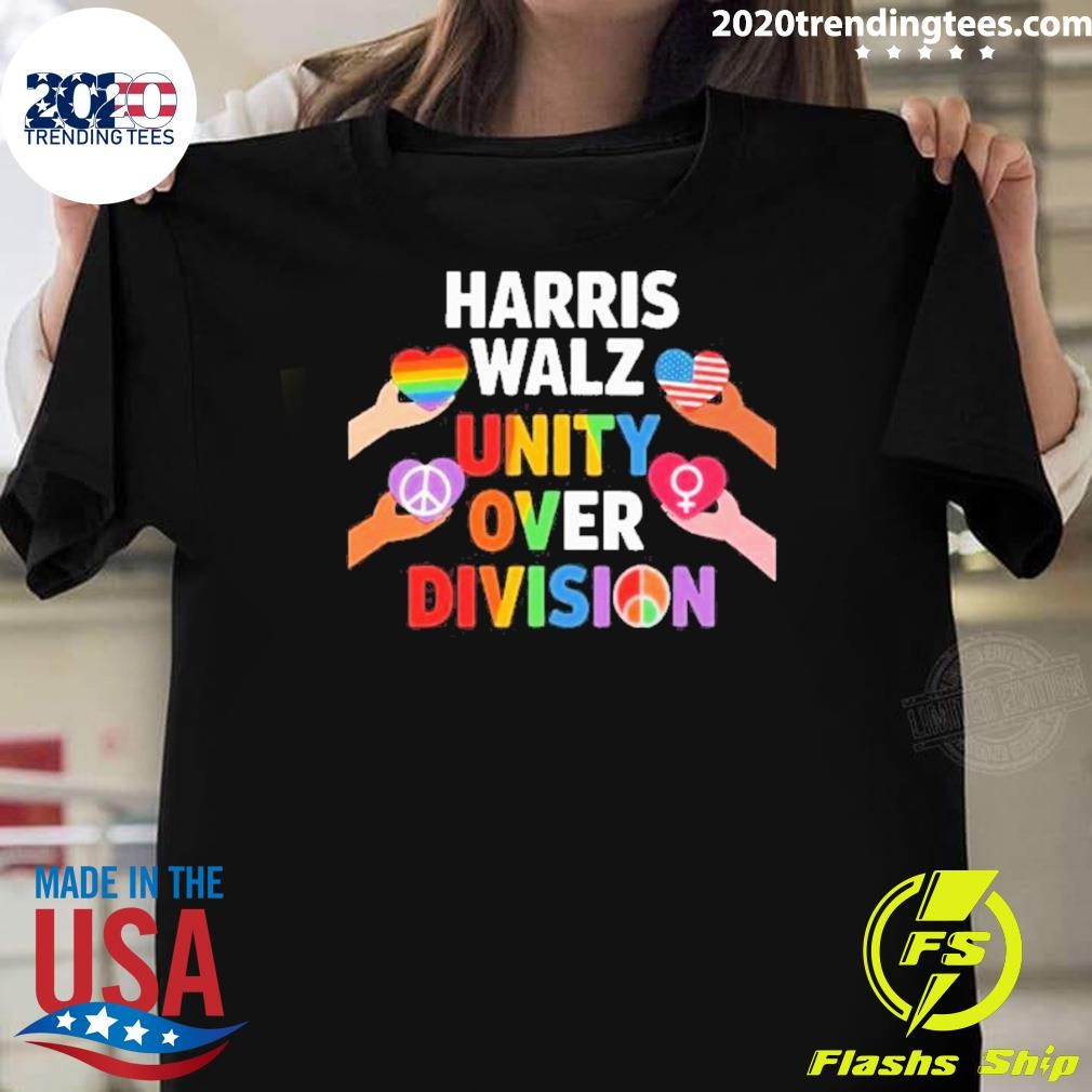 Awesome Harris Walz Unity In The Election T-shirt