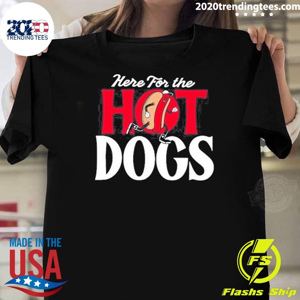 Awesome Here For The Hot Dogs 2024 T-shirt