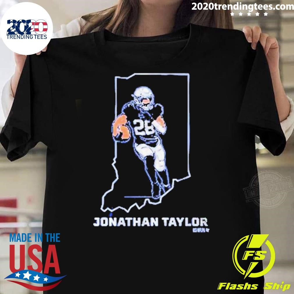 Awesome Jonathan Taylor State Star T-shirt