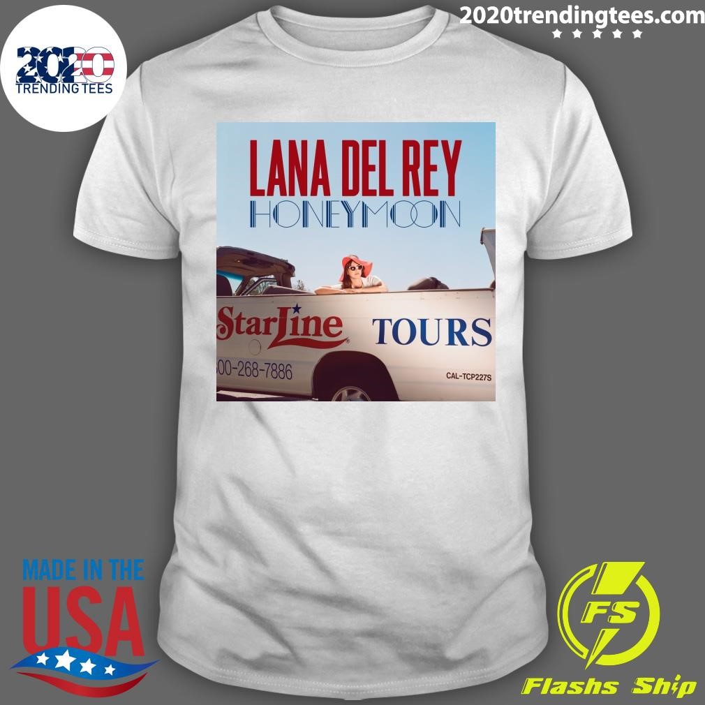 Awesome Lana Del Rey Released Her Timeless Album Honeymoon T-shirt