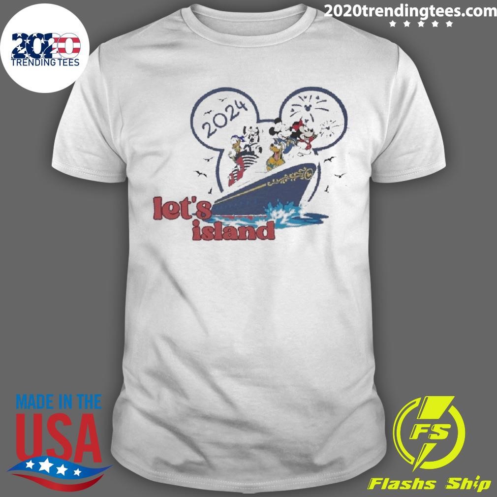 Awesome Let’s Island Disney Cruise T-shirt 2024 Family T-shirt