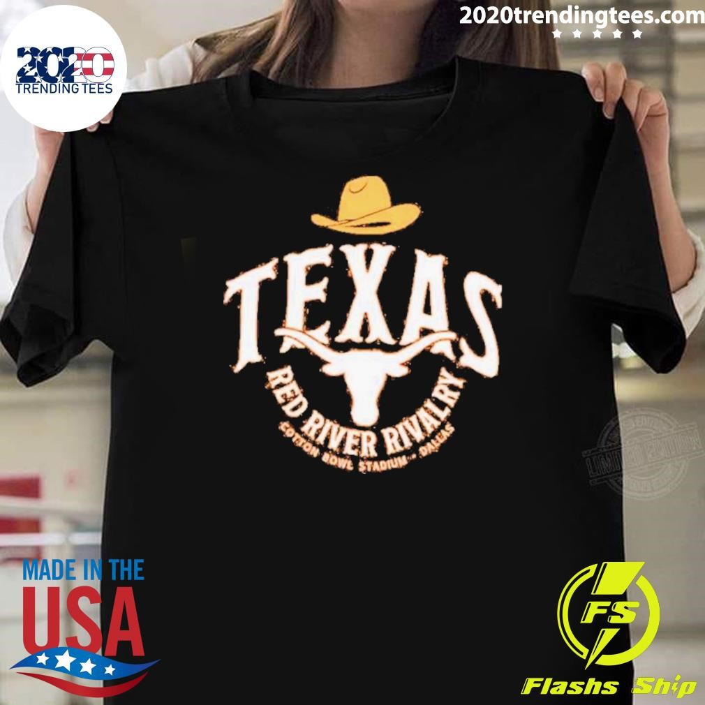 Awesome Longhorns Western Texas 2024 Red River Rivalry T-shirt