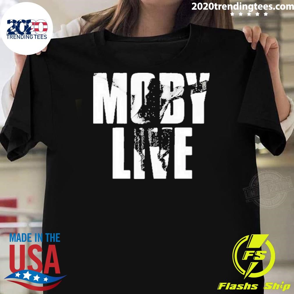 Awesome Moby Live 2024 Tour T-shirt