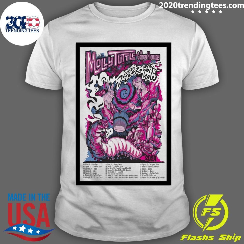 Awesome Molly Tuttle & Golden Highway 2024 Down The Rabbit Hole T-Shirt