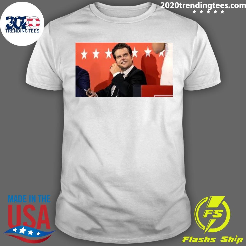 Awesome New Court Filings Point To Matt Gaetz Allegedly Attending Drug-fueled Party With 17-Year-Old Girl T-shirt