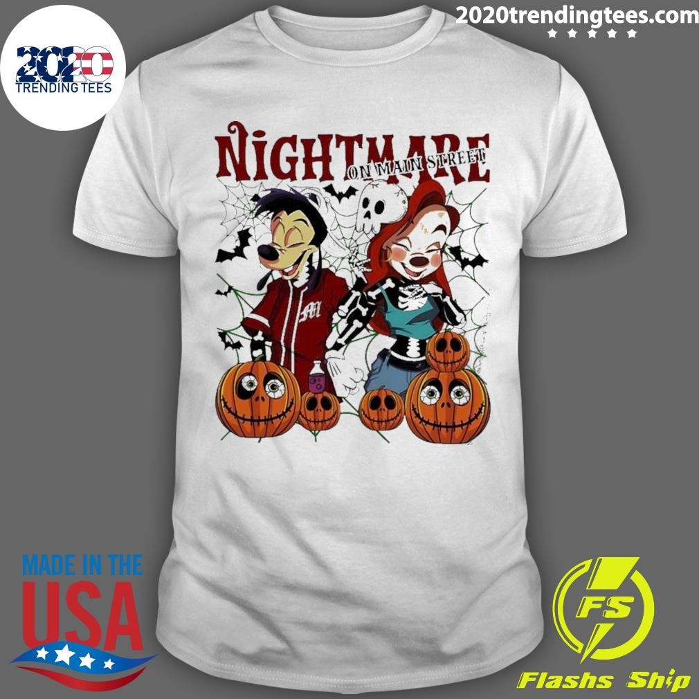 Awesome Nightmare On Main Street Tmax And Roxanne Halloween T-shirt