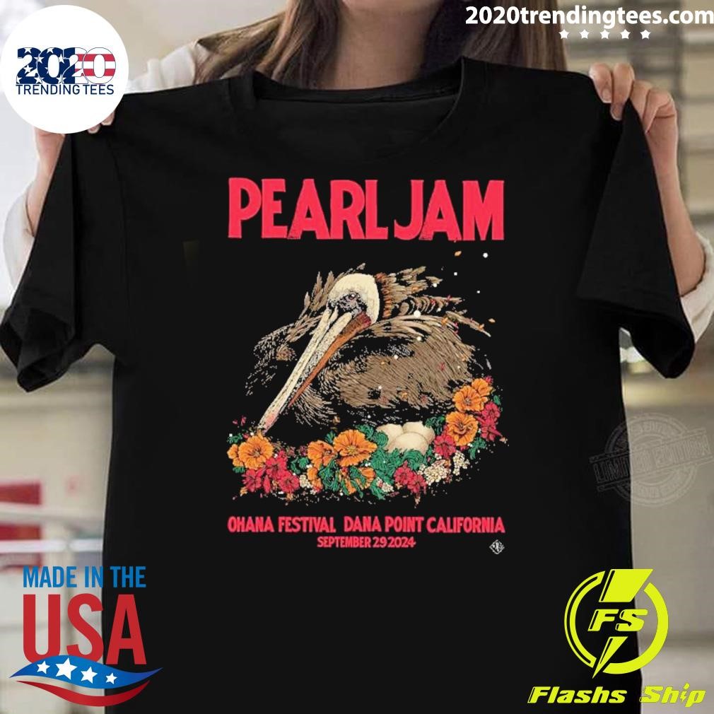 Awesome Pearl Jam Ohana Festival Dana Point California September 29 2024 Poster T-shirt