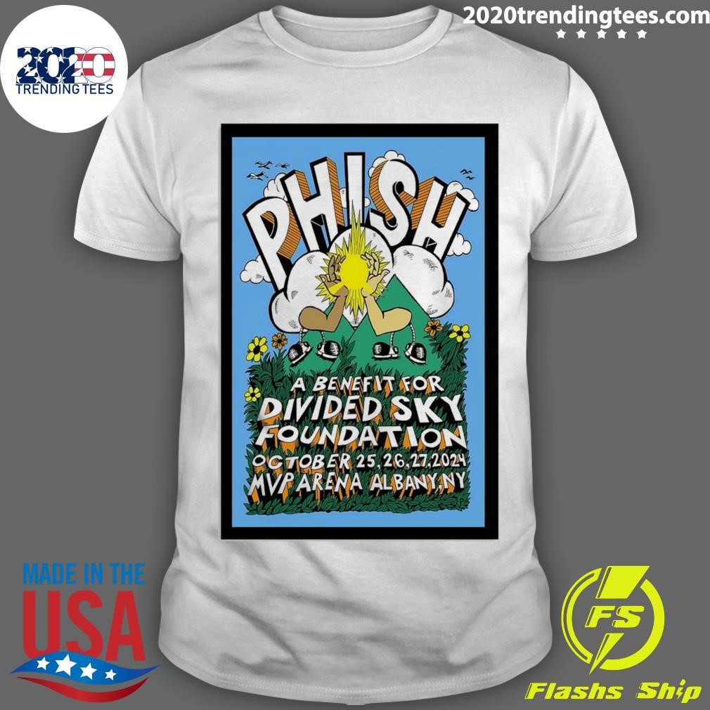 Awesome Phish Divided Sky Foundation October 25-27 2024 MVP Arena Albany, NY T-shirt