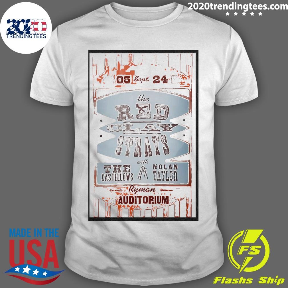 Awesome Red Clay Strays In Nashville, Tn On September 5 2024 Poster T-shirt