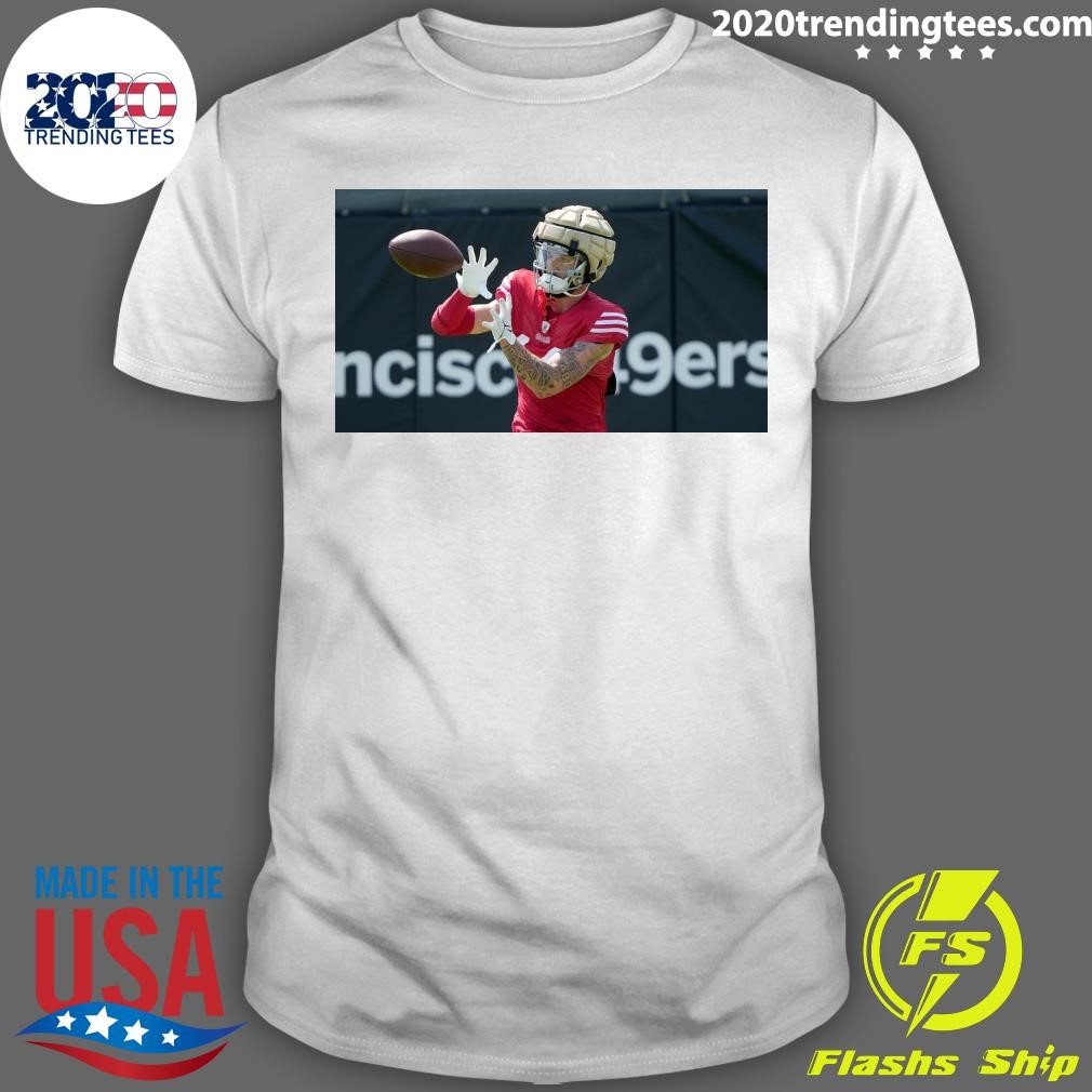 Awesome Ricky Pearsall of the San Francisco 49ers works out during training camp at SAP Performance Facility July 29, 2024 T-shirt