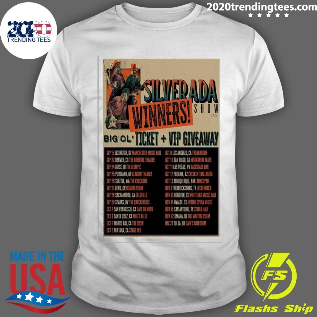 Awesome Silverada Show 2024 Winners Big Ol' Ticket Vip Giveaway Poster T-shirt