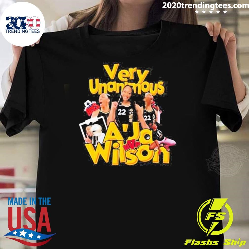 Awesome Unanimous A’ja Wilson Mvp Very 2024 T-shirt