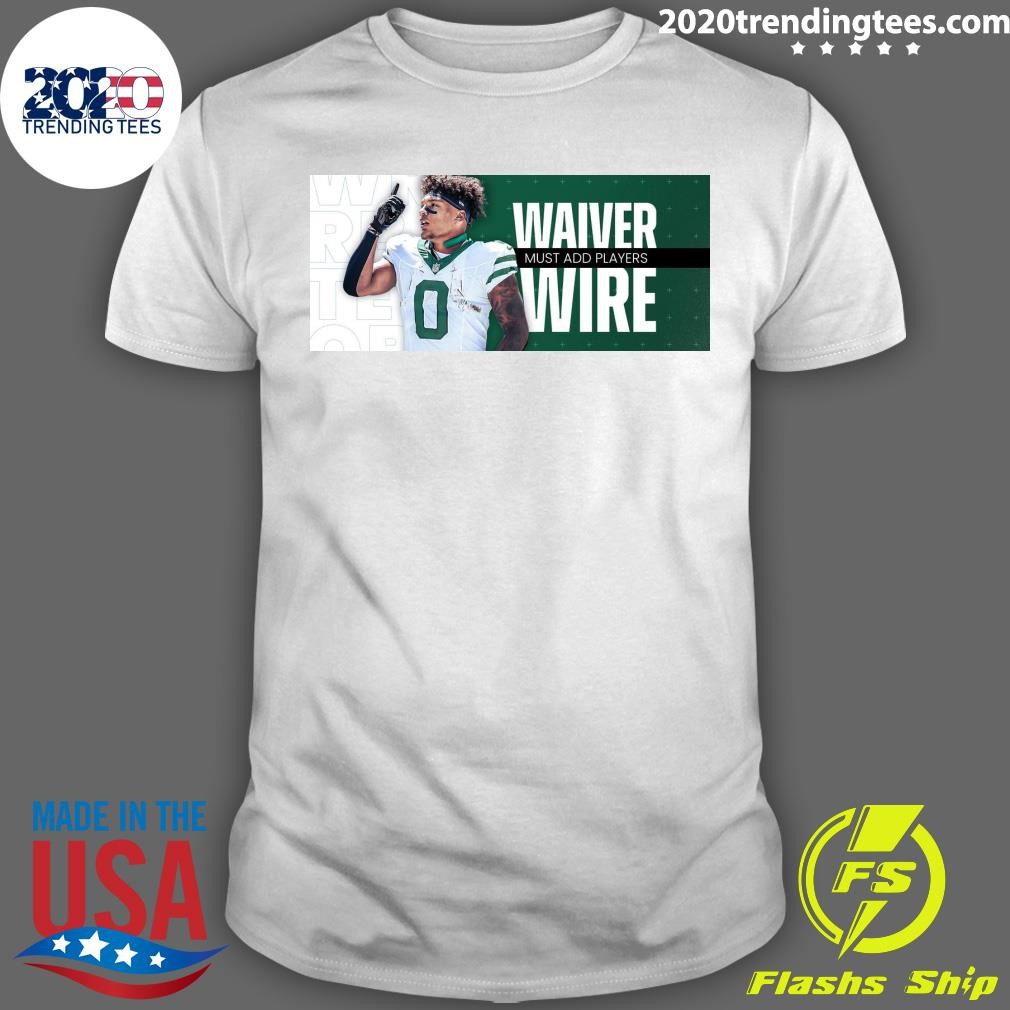 Awesome Waiver Must Add Players Wire T-shirt